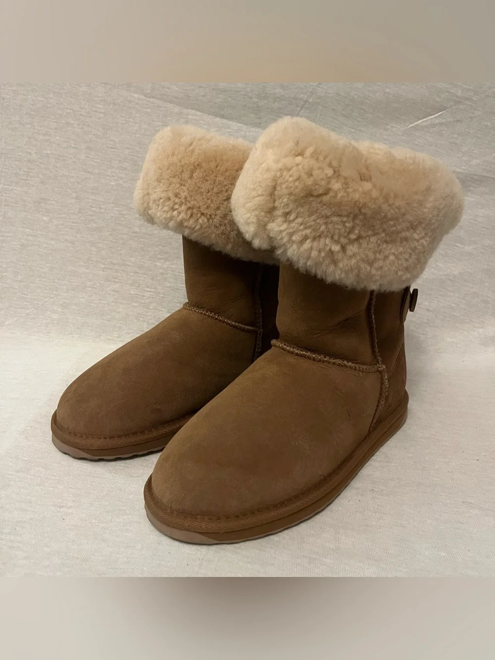 Emu Australia Alba Classic Shearling-Lined Winter Boot - Chestnut Brown
